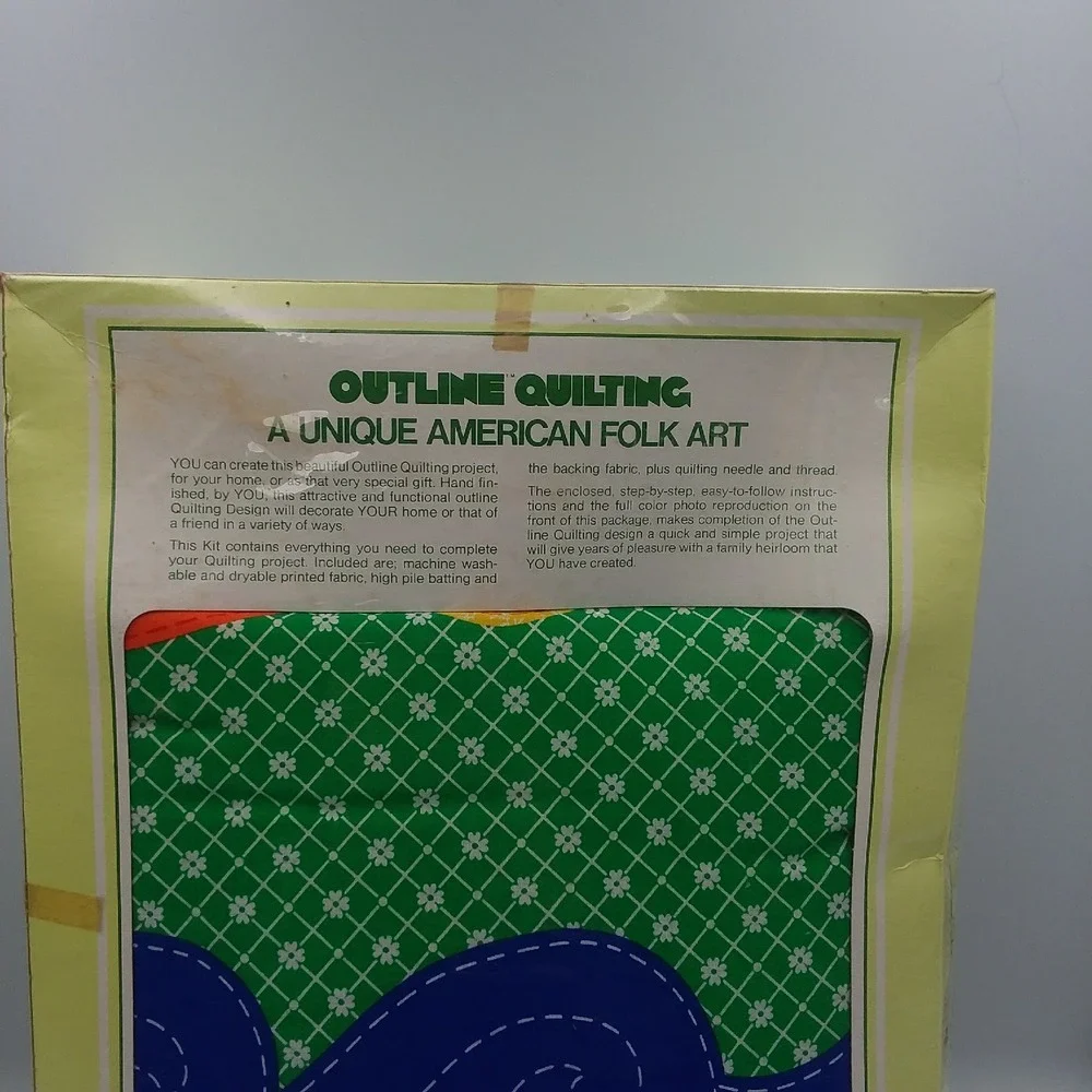 Vintage Bee Crafty Happy Ark Crib Quilt Kit  36 x‎ 45 Wall Hanging Decor USA NOS
